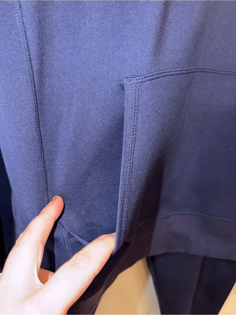 Deep Blue Ruffle-Neck Track Set - Picture 3 of 14